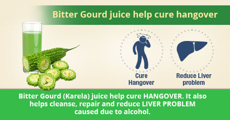 Bitter Gourd (Karela) juice help cure hangover